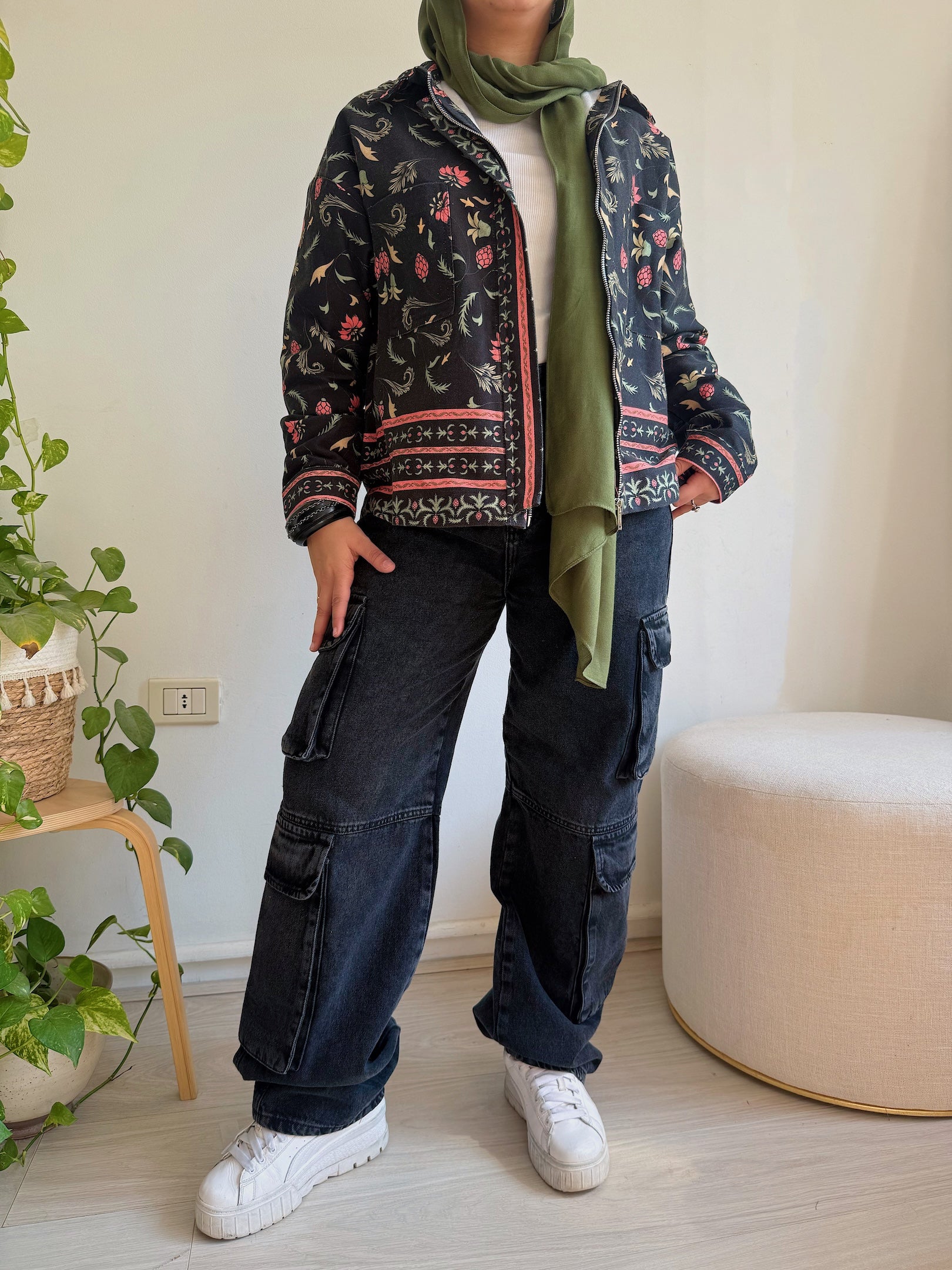 Image of Black Gabardine Jacket